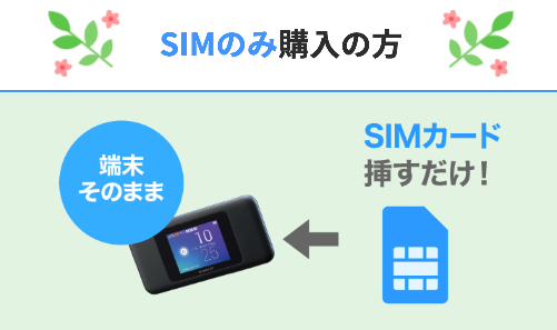 WiMAXのSIMのみ